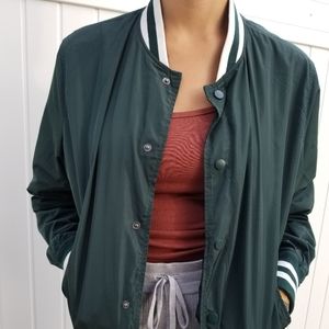 Varsity bomber jacket